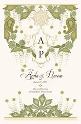 Paisley Forest Wedding Programs