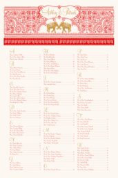 Paisley Bandana Elephants Seating Charts