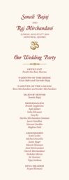 Eden Wedding Programs
