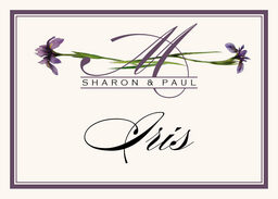 Wispy Iris Table Names