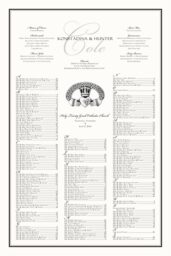 Irish Claddagh Ring Seating Charts