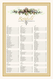 Ivory Roses Swag Seating Charts
