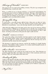 Generation Tree Jewish  Wedding Programs