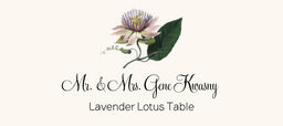 Assorted Flowers  Place Cards