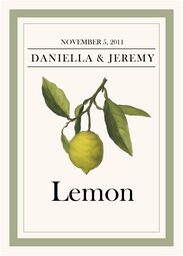 Fruit, Vegetables, Nuts & Grains  Table Names