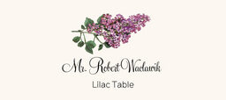 Assorted Flowers  Place Cards