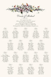Lilies and Butterflies Swag Seating Charts