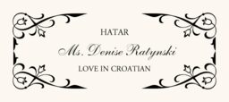Love in Languages Place Cards