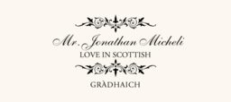Love in Languages  Place Cards