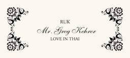 Love in Languages  Place Cards