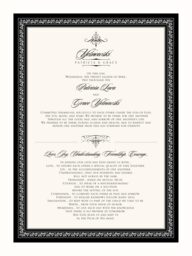 Love, Joy and Understanding... Wedding Certificates