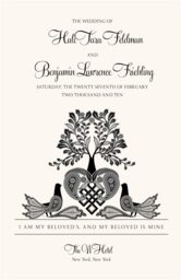 Love Dove Wedding Programs