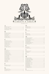 Love Dove  Seating Charts