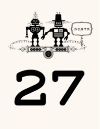 Geek Wedding Love Machine Table Numbers