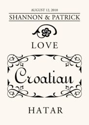 Love in Languages  Table Names