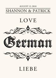 Love in Languages  Table Names