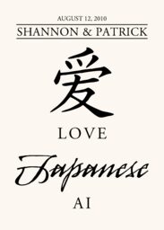 Love in Languages  Table Names