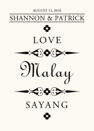 Love in Languages  Table Names