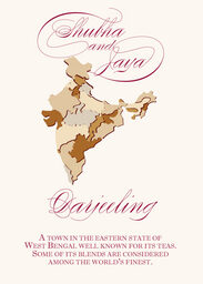 Map Of India Memorabilia Cards