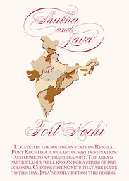 Map Of India Memorabilia Cards