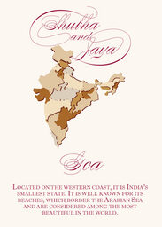 Map Of India Memorabilia Cards