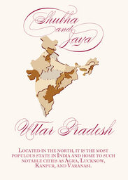 Map Of India  Memorabilia Cards