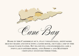 Map of St. Croix  Memorabilia Cards