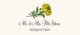 Assorted Flowers  Place Cards
