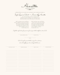Miss Le Gatees and Imperial Wedding Certificates