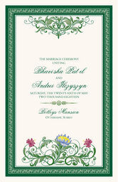 Moon Bloom Wedding Programs