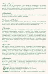 Moon Bloom Wedding Programs