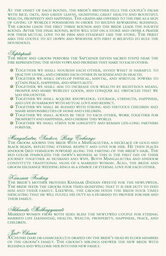 Moon Bloom Wedding Programs