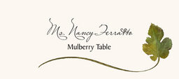 Assorted Wispy Leaves  Place Cards