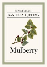 Fruit, Vegetables, Nuts & Grains  Table Names