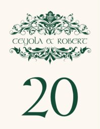 Murphy's Thistle Table Numbers