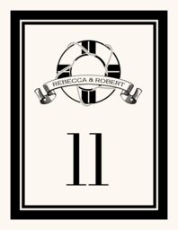 Life Raft Banner  Table Numbers
