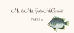 George Fish  Place Cards