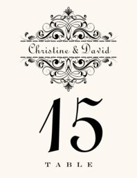 Oki Sun Table Numbers