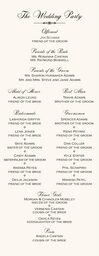 Only Calligraphy  Wedding Programs