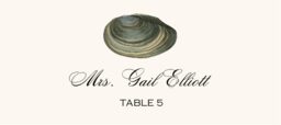 Antique Seashell Collector Place Cards