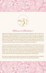 Paisley Pillow  Wedding Programs