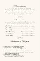 Paisley Power Corner Wedding Programs