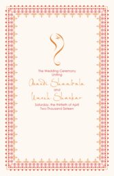 Paisley Sunset  Wedding Programs