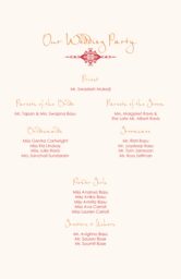 Paisley Sunset  Wedding Programs