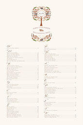 Peaceful Autumn Seating Charts