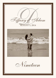 Photography 01  Table Numbers