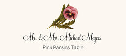 Assorted Flowers  Place Cards