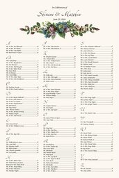 Pink Roses and Hydrangeas Swag  Seating Charts