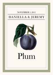 Fruit, Vegetables, Nuts & Grains  Table Names