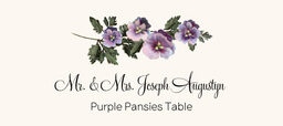 Assorted Flowers  Place Cards